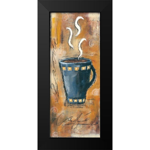 Latte Black Modern Wood Framed Art Print by Gamel, Tara
