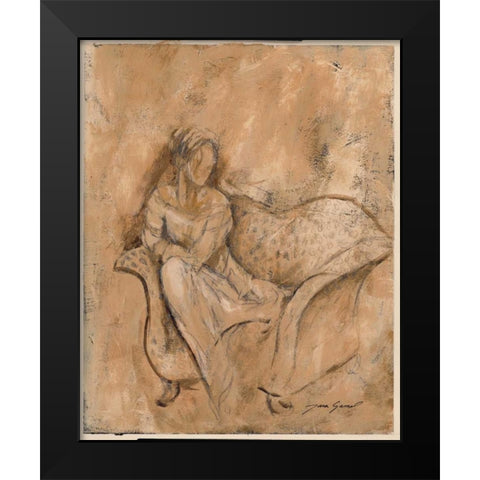 Courtesan I Black Modern Wood Framed Art Print by Gamel, Tara