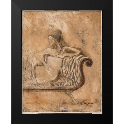 Courtesan II Black Modern Wood Framed Art Print by Gamel, Tara