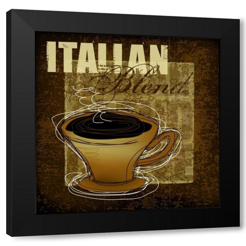 Italian Blend Black Modern Wood Framed Art Print with Double Matting by Gamel, Tara
