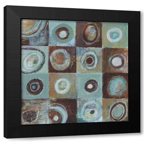 Earth II Black Modern Wood Framed Art Print by Gamel, Tara