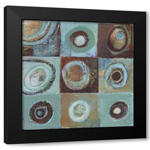 Abstract Earth II Black Modern Wood Framed Art Print by Gamel, Tara