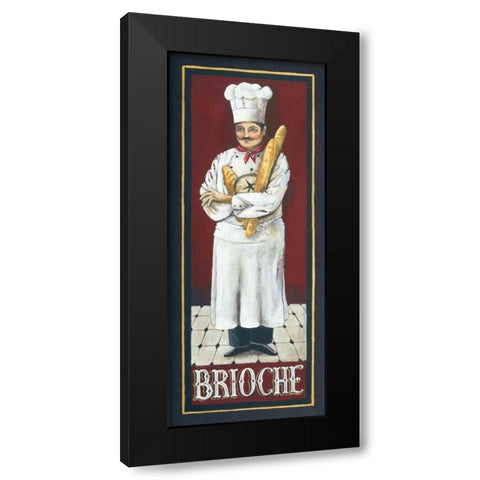 Brioche Black Modern Wood Framed Art Print by Gorham, Gregory