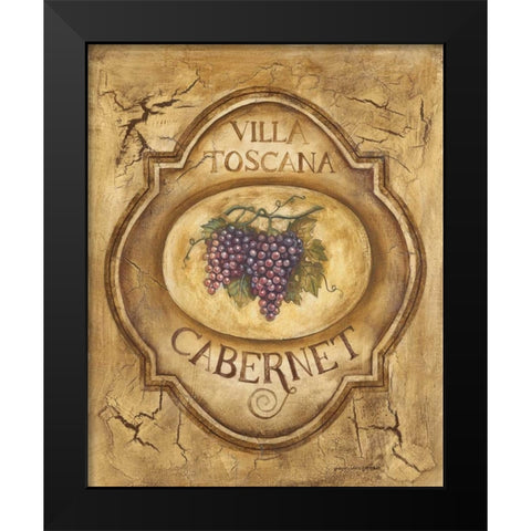Cabernet Black Modern Wood Framed Art Print by Gorham, Gregory