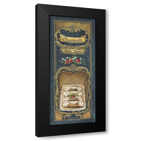 Cannoli Black Modern Wood Framed Art Print by Gorham, Gregory