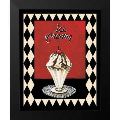 Desserts IV Black Modern Wood Framed Art Print by Gorham, Gregory