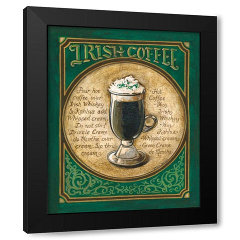 Irish Coffee Black Modern Wood Framed Art Print with Double Matting by Gorham, Gregory
