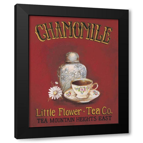 Chamomile Black Modern Wood Framed Art Print by Gorham, Gregory