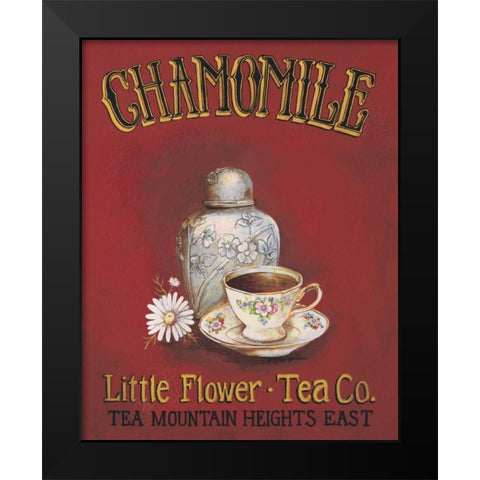 Chamomile Black Modern Wood Framed Art Print by Gorham, Gregory