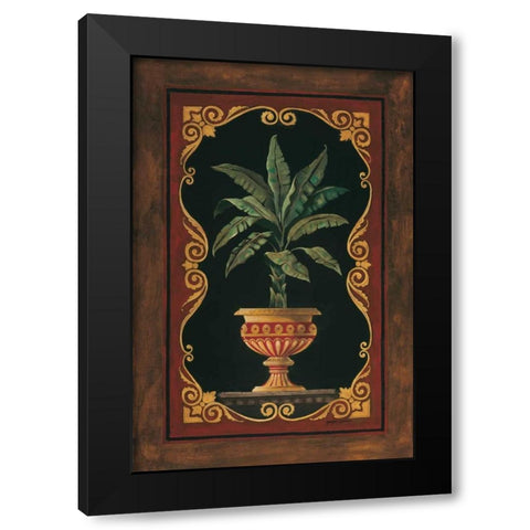 Golden Palm Black Modern Wood Framed Art Print by Gorham, Gregory