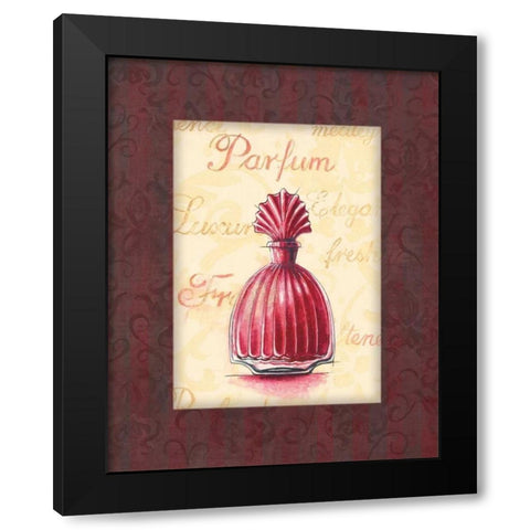 Parfum II Black Modern Wood Framed Art Print with Double Matting by Gorham, Gregory