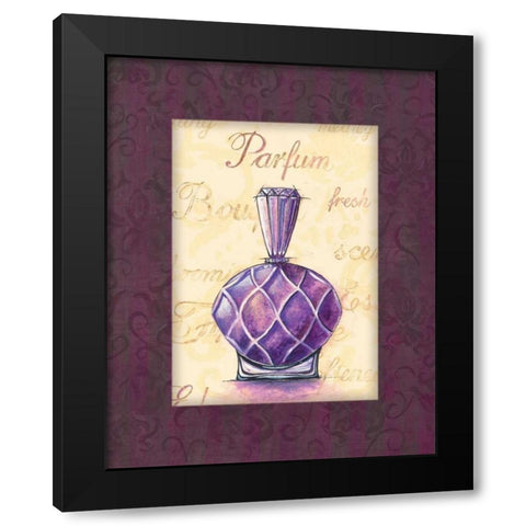 Parfum III Black Modern Wood Framed Art Print with Double Matting by Gorham, Gregory