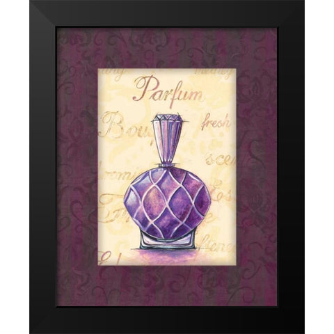 Parfum III Black Modern Wood Framed Art Print by Gorham, Gregory