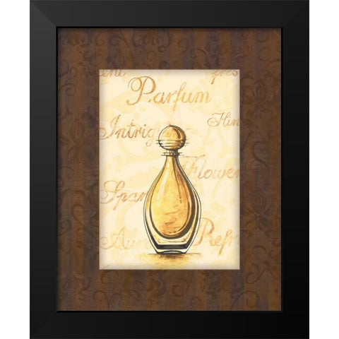 Parfum IV Black Modern Wood Framed Art Print by Gorham, Gregory
