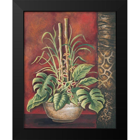 Exotic Tropical II Black Modern Wood Framed Art Print by Gorham, Gregory