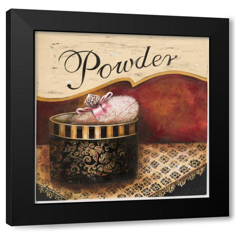 Powder Black Modern Wood Framed Art Print by Gorham, Gregory