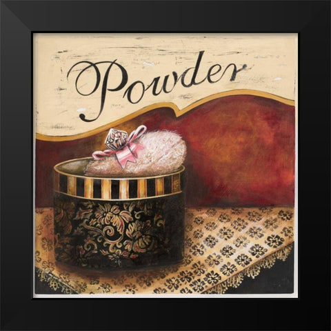 Powder Black Modern Wood Framed Art Print by Gorham, Gregory