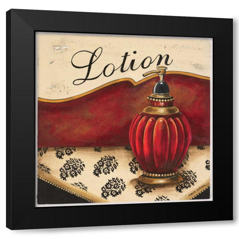 Lotion Black Modern Wood Framed Art Print by Gorham, Gregory