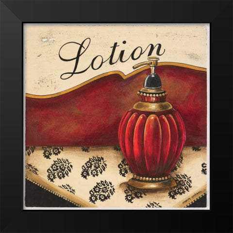 Lotion Black Modern Wood Framed Art Print by Gorham, Gregory