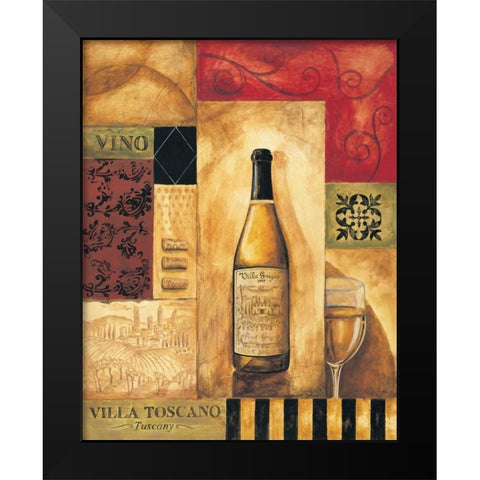 Villa Toscano Black Modern Wood Framed Art Print by Gorham, Gregory