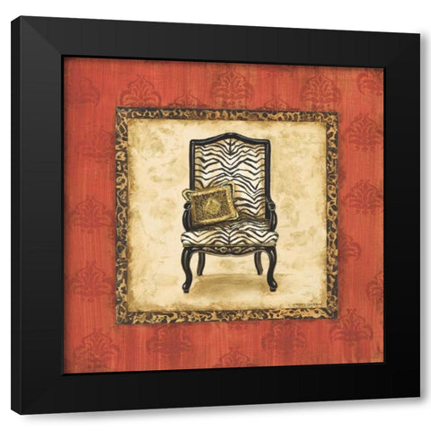 Parlor Chair II Black Modern Wood Framed Art Print by Gorham, Gregory