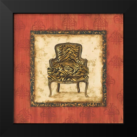 Parlor Chair III Black Modern Wood Framed Art Print by Gorham, Gregory