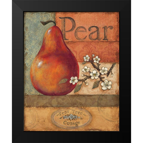 Pear Crate Black Modern Wood Framed Art Print by Gorham, Gregory