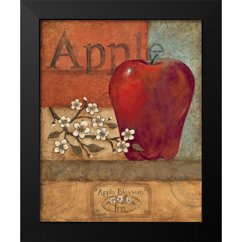 Apple Crate Black Modern Wood Framed Art Print by Gorham, Gregory