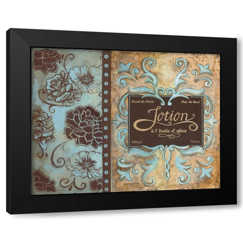 Lotion de Paris Black Modern Wood Framed Art Print by Gorham, Gregory