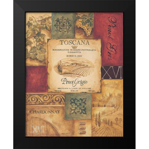 Wine Country I Black Modern Wood Framed Art Print by Gorham, Gregory