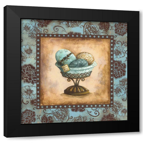 Savon Black Modern Wood Framed Art Print by Gorham, Gregory