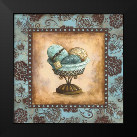Savon Black Modern Wood Framed Art Print by Gorham, Gregory