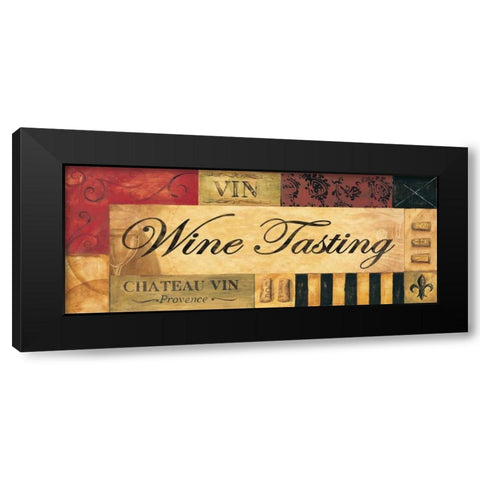 Wine Tasting Black Modern Wood Framed Art Print with Double Matting by Gorham, Gregory