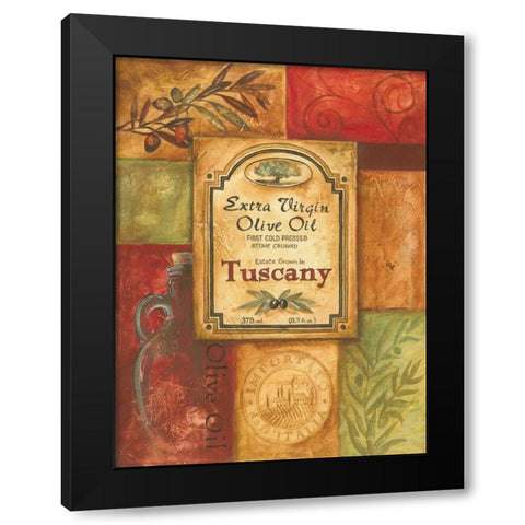 Tuscan Olive Oil Black Modern Wood Framed Art Print by Gorham, Gregory