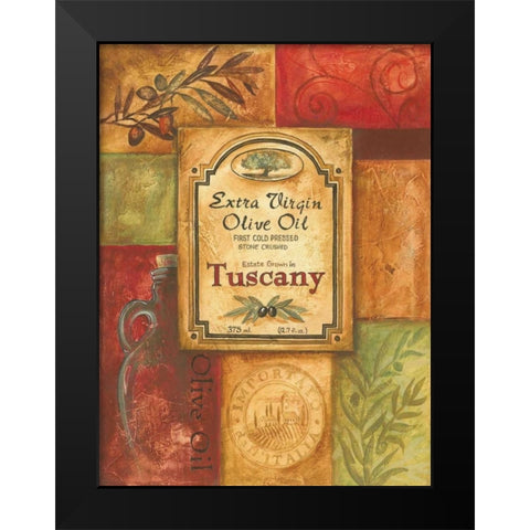 Tuscan Olive Oil Black Modern Wood Framed Art Print by Gorham, Gregory