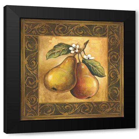 Pear Orchard Black Modern Wood Framed Art Print by Gorham, Gregory