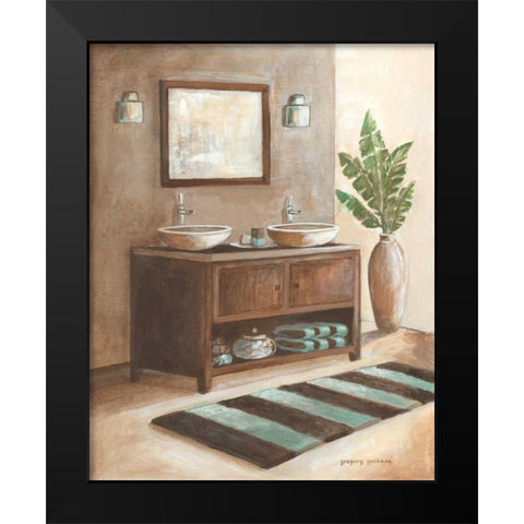 Bath Still Life I Black Modern Wood Framed Art Print by Gorham, Gregory