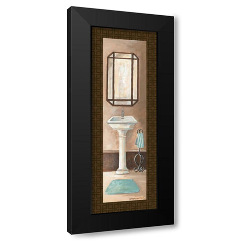 Bath Panel II Black Modern Wood Framed Art Print by Gorham, Gregory