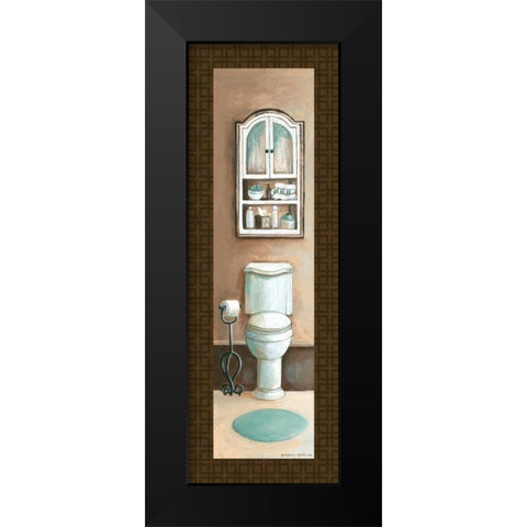 Bath Panel III Black Modern Wood Framed Art Print by Gorham, Gregory