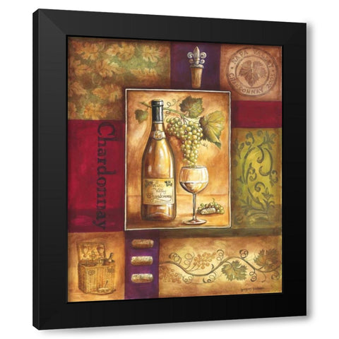 Valley Wine I Black Modern Wood Framed Art Print by Gorham, Gregory
