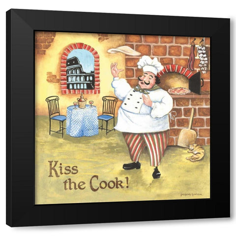 Chef IV Black Modern Wood Framed Art Print by Gorham, Gregory
