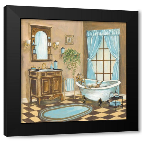 Bain de Cru I Black Modern Wood Framed Art Print by Gorham, Gregory