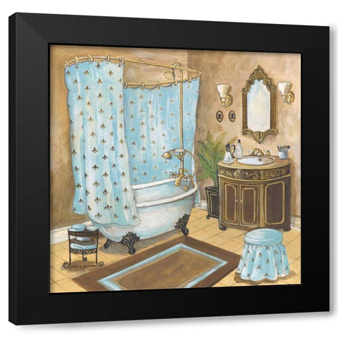 Bain de Cru II Black Modern Wood Framed Art Print by Gorham, Gregory