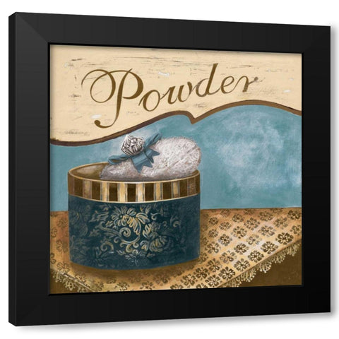 Bath Accessories I Black Modern Wood Framed Art Print by Gorham, Gregory