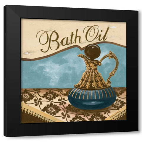 Bath Accessories II Black Modern Wood Framed Art Print by Gorham, Gregory