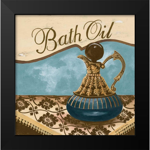 Bath Accessories II Black Modern Wood Framed Art Print by Gorham, Gregory