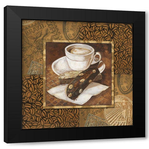 Coffee I Black Modern Wood Framed Art Print by Gorham, Gregory