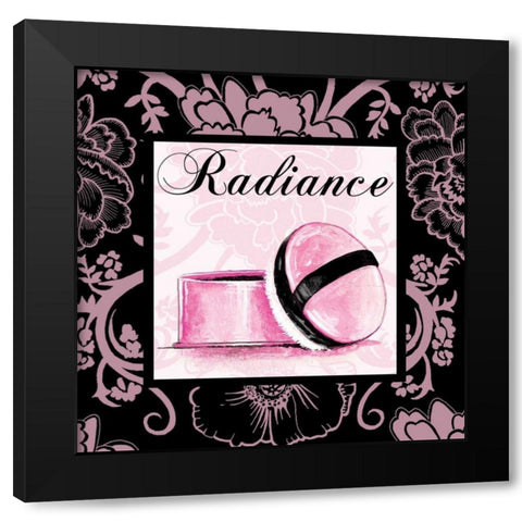 Fashion Pink Radiance Black Modern Wood Framed Art Print by Gorham, Gregory