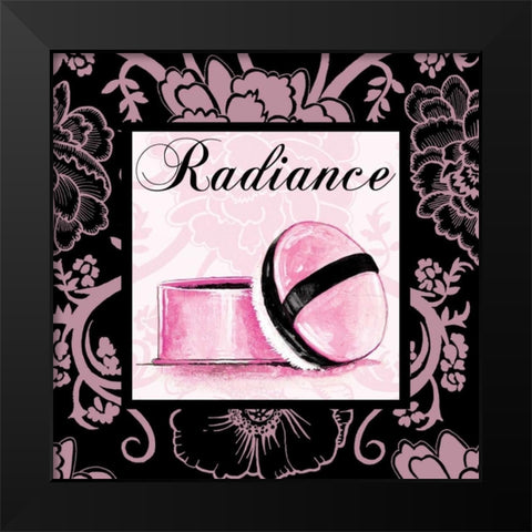 Fashion Pink Radiance Black Modern Wood Framed Art Print by Gorham, Gregory