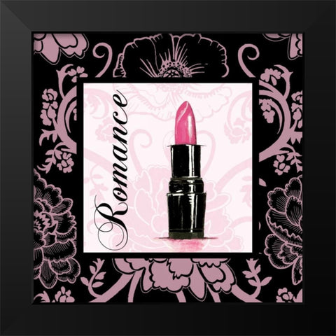Fashion Pink Romance Black Modern Wood Framed Art Print by Gorham, Gregory